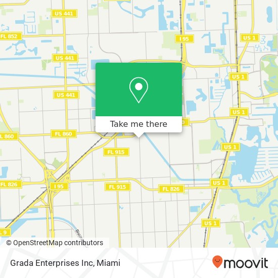 Grada Enterprises Inc map