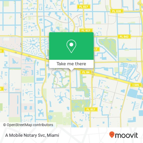 A Mobile Notary Svc map