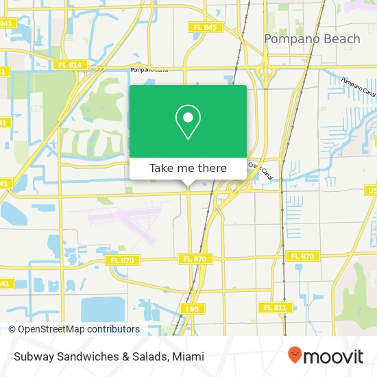 Subway Sandwiches & Salads map