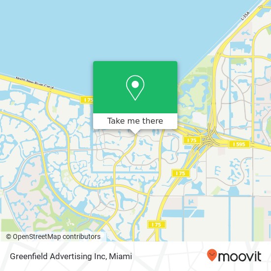 Greenfield Advertising Inc map