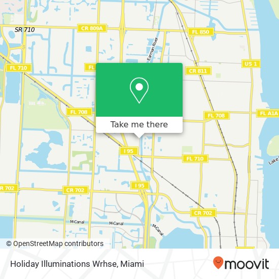 Holiday Illuminations Wrhse map