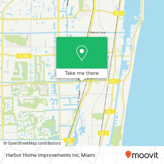 Mapa de Harbor Home Improvements Inc