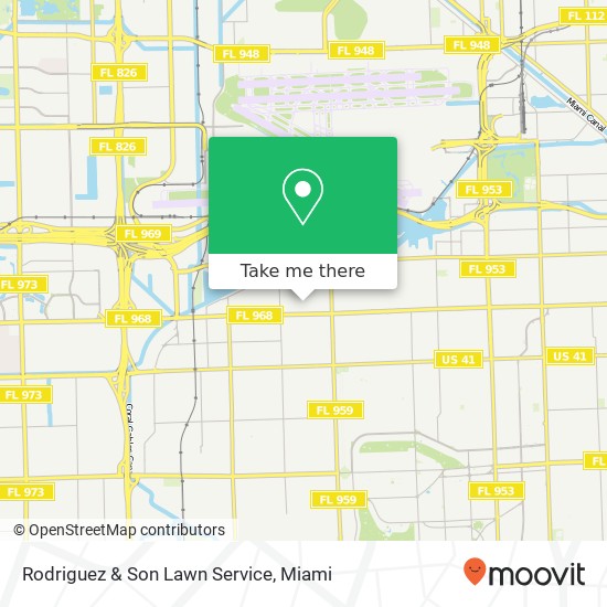 Mapa de Rodriguez & Son Lawn Service