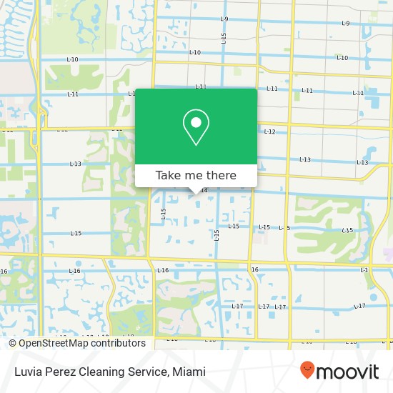 Luvia Perez Cleaning Service map