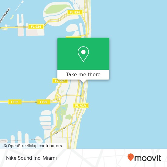 Nike Sound Inc map