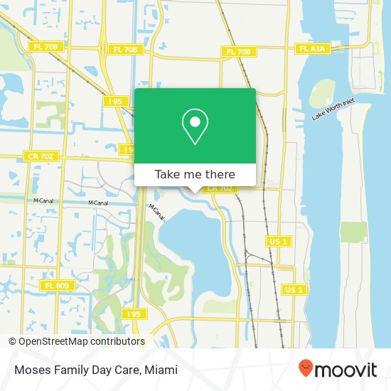 Moses Family Day Care map