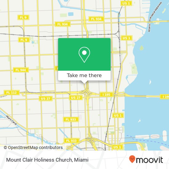 Mount Clair Holiness Church map