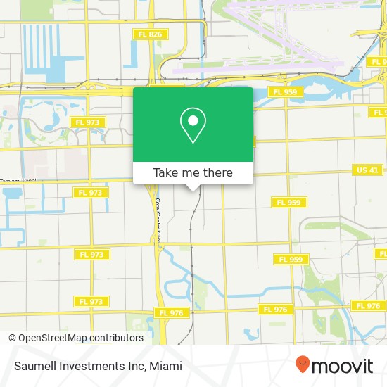 Mapa de Saumell Investments Inc