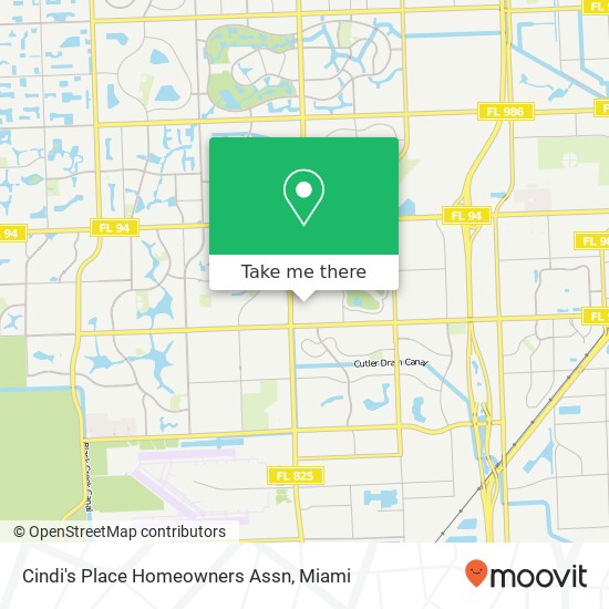 Mapa de Cindi's Place Homeowners Assn