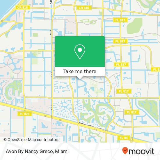 Avon By Nancy Greco map