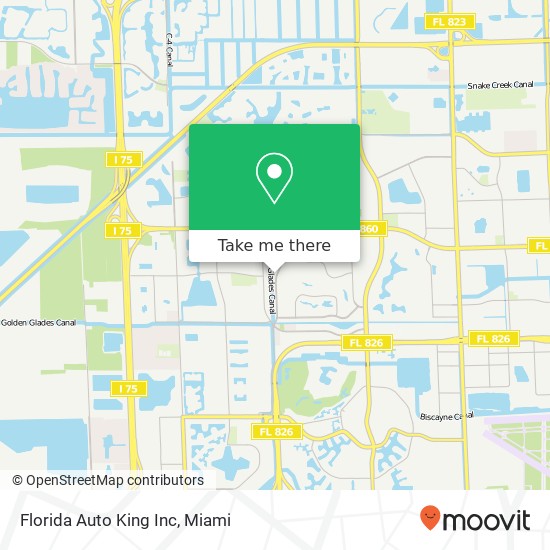 Mapa de Florida Auto King Inc