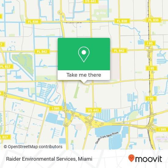 Raider Environmental Services map