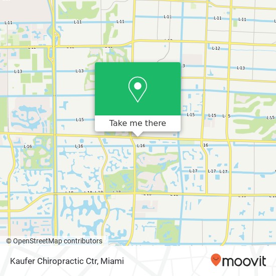 Kaufer Chiropractic Ctr map