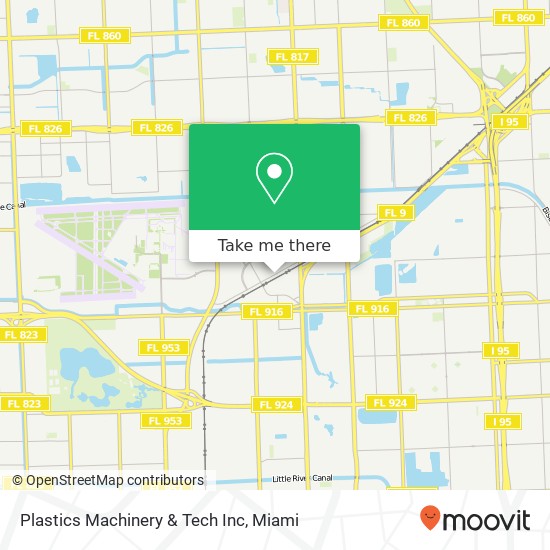 Plastics Machinery & Tech Inc map