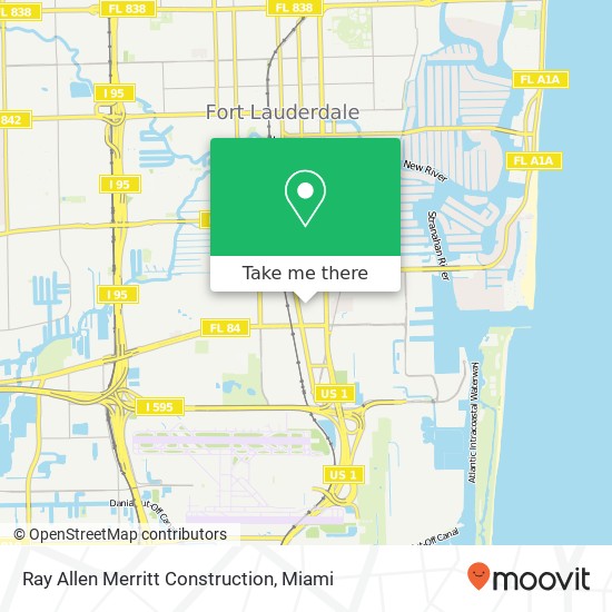 Mapa de Ray Allen Merritt Construction