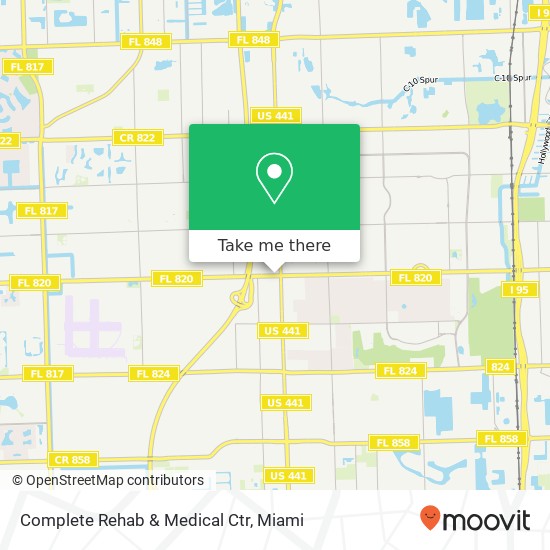 Mapa de Complete Rehab & Medical Ctr