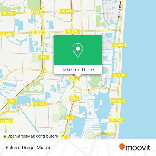 Mapa de Eckerd Drugs