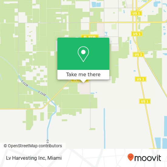 Lv Harvesting Inc map
