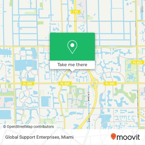 Mapa de Global Support Enterprises