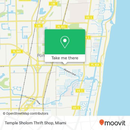 Mapa de Temple Sholom Thrift Shop