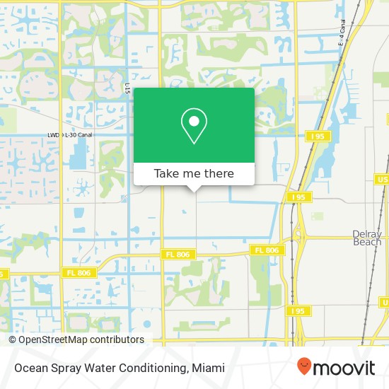 Mapa de Ocean Spray Water Conditioning