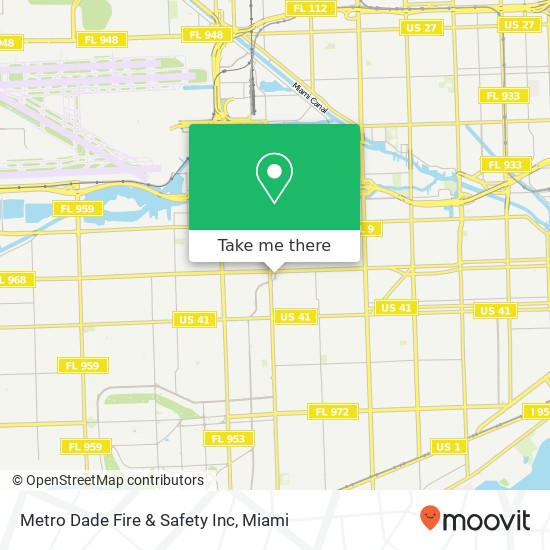 Metro Dade Fire & Safety Inc map