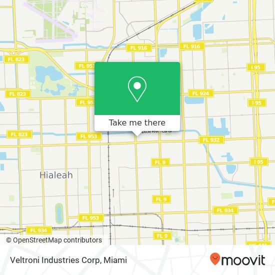 Veltroni Industries Corp map