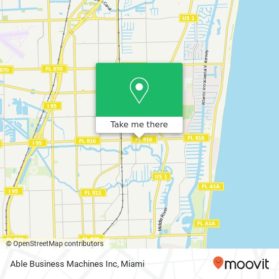 Mapa de Able Business Machines Inc