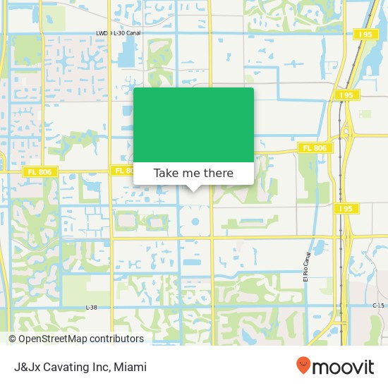 Mapa de J&Jx Cavating Inc