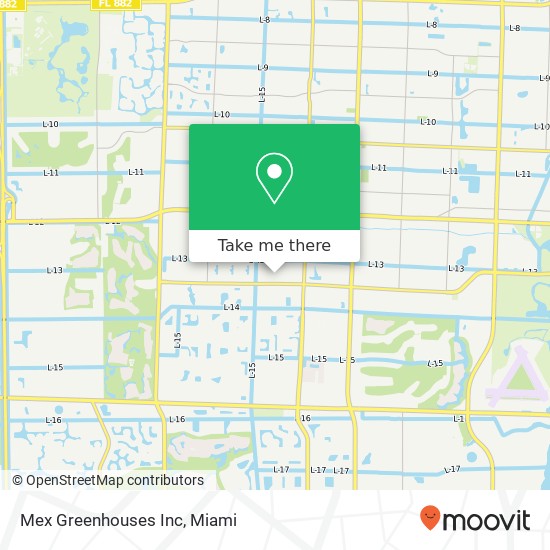 Mapa de Mex Greenhouses Inc