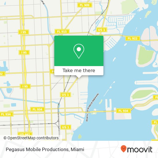 Mapa de Pegasus Mobile Productions