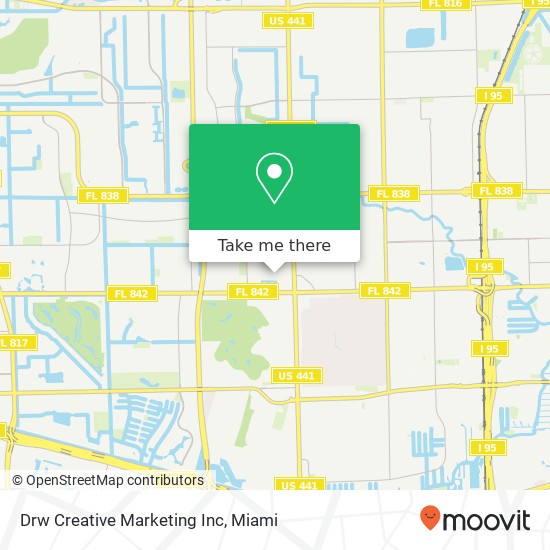 Drw Creative Marketing Inc map