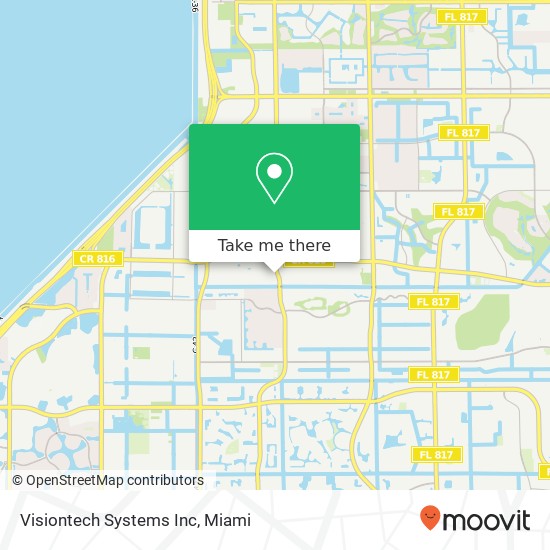 Visiontech Systems Inc map