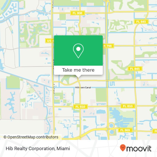 Hib Realty Corporation map