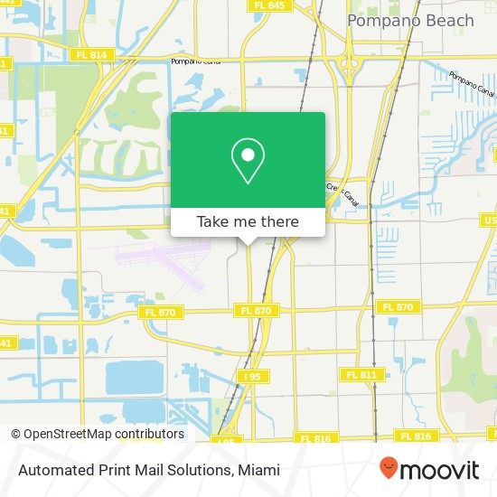 Automated Print Mail Solutions map