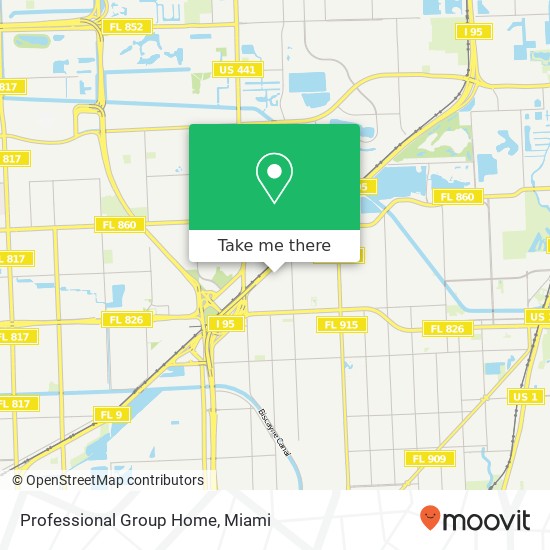 Professional Group Home map