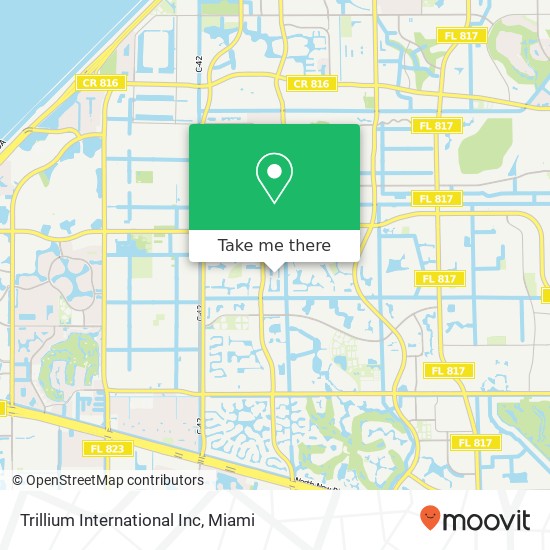 Trillium International Inc map