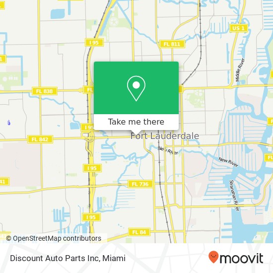 Discount Auto Parts Inc map