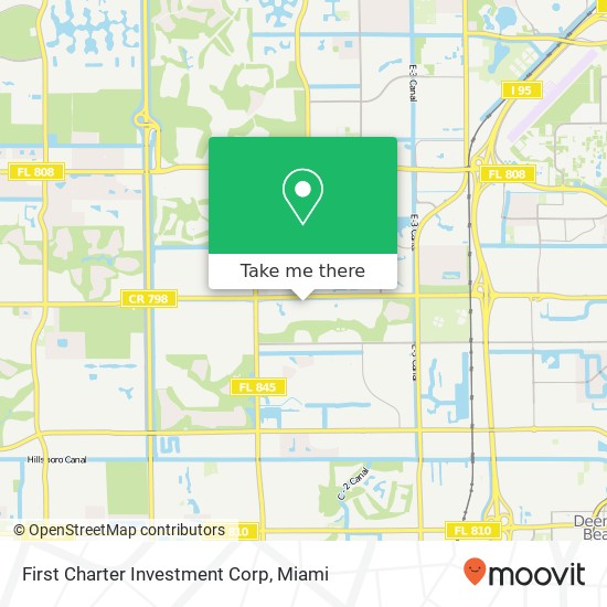 First Charter Investment Corp map