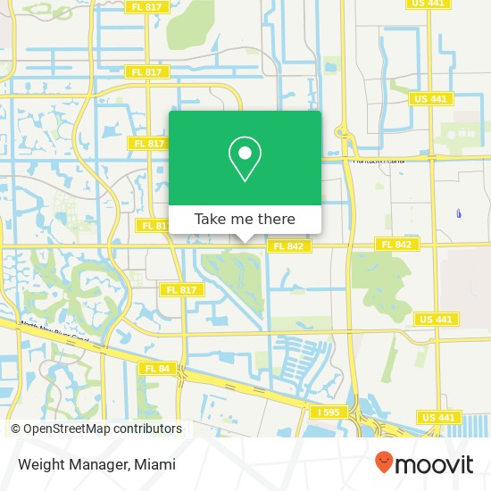 Mapa de Weight Manager