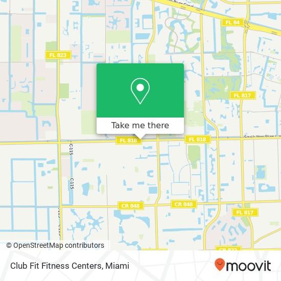 Club Fit Fitness Centers map