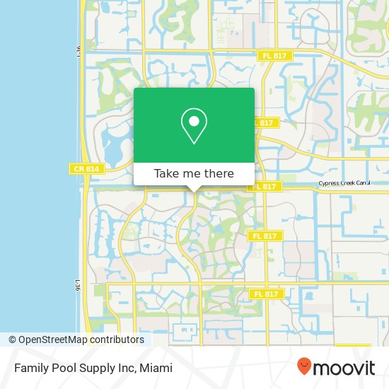Mapa de Family Pool Supply Inc