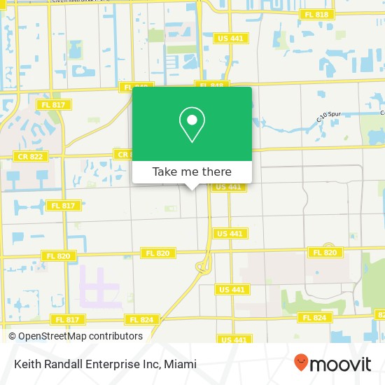Mapa de Keith Randall Enterprise Inc