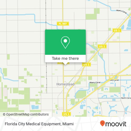 Florida City Medical Equipment map