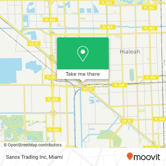 Sanox Trading Inc map