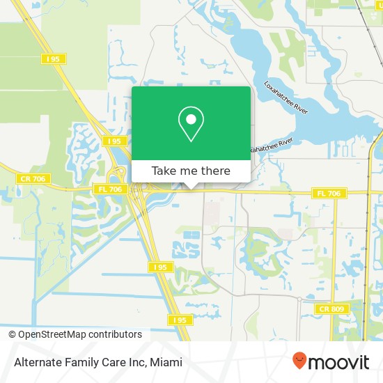 Alternate Family Care Inc map