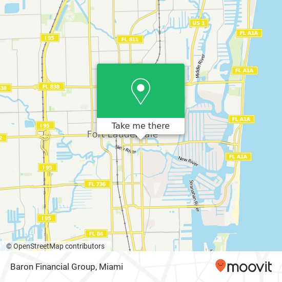 Baron Financial Group map