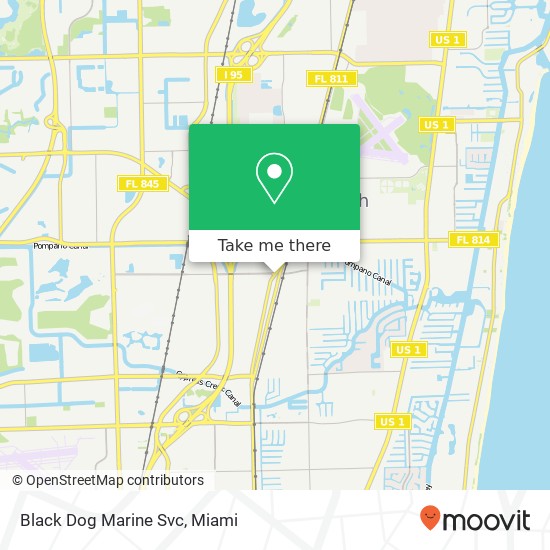 Black Dog Marine Svc map