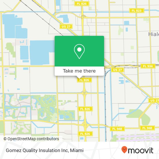 Mapa de Gomez Quality Insulation Inc