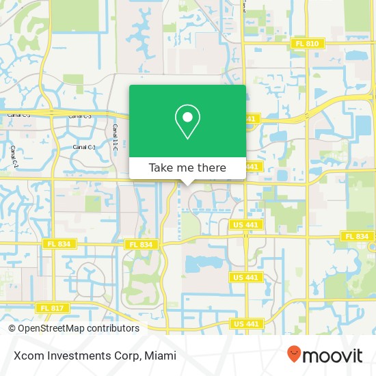 Xcom Investments Corp map